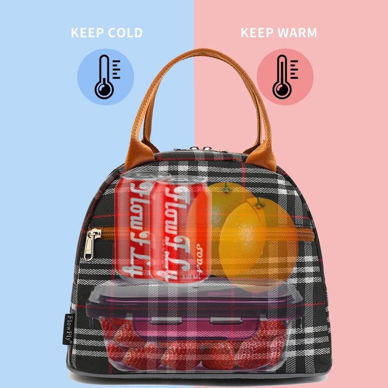 FlowFly Insulated Lunch Cooler Bag - Tote Bag Organizer for Women/Men, WB - Image 2